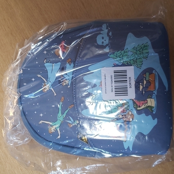LOUNGEFLY Disney Peter Pan Never Land Mini Backpack Nwt